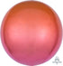 Orange, Pink & Red <br> Ombré Orbz Balloon